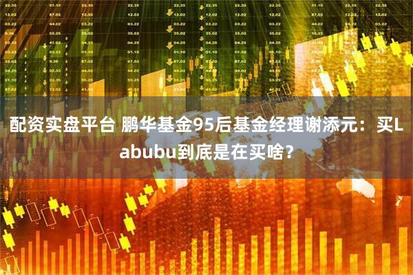 配资实盘平台 鹏华基金95后基金经理谢添元：买Labubu到底是在买啥？